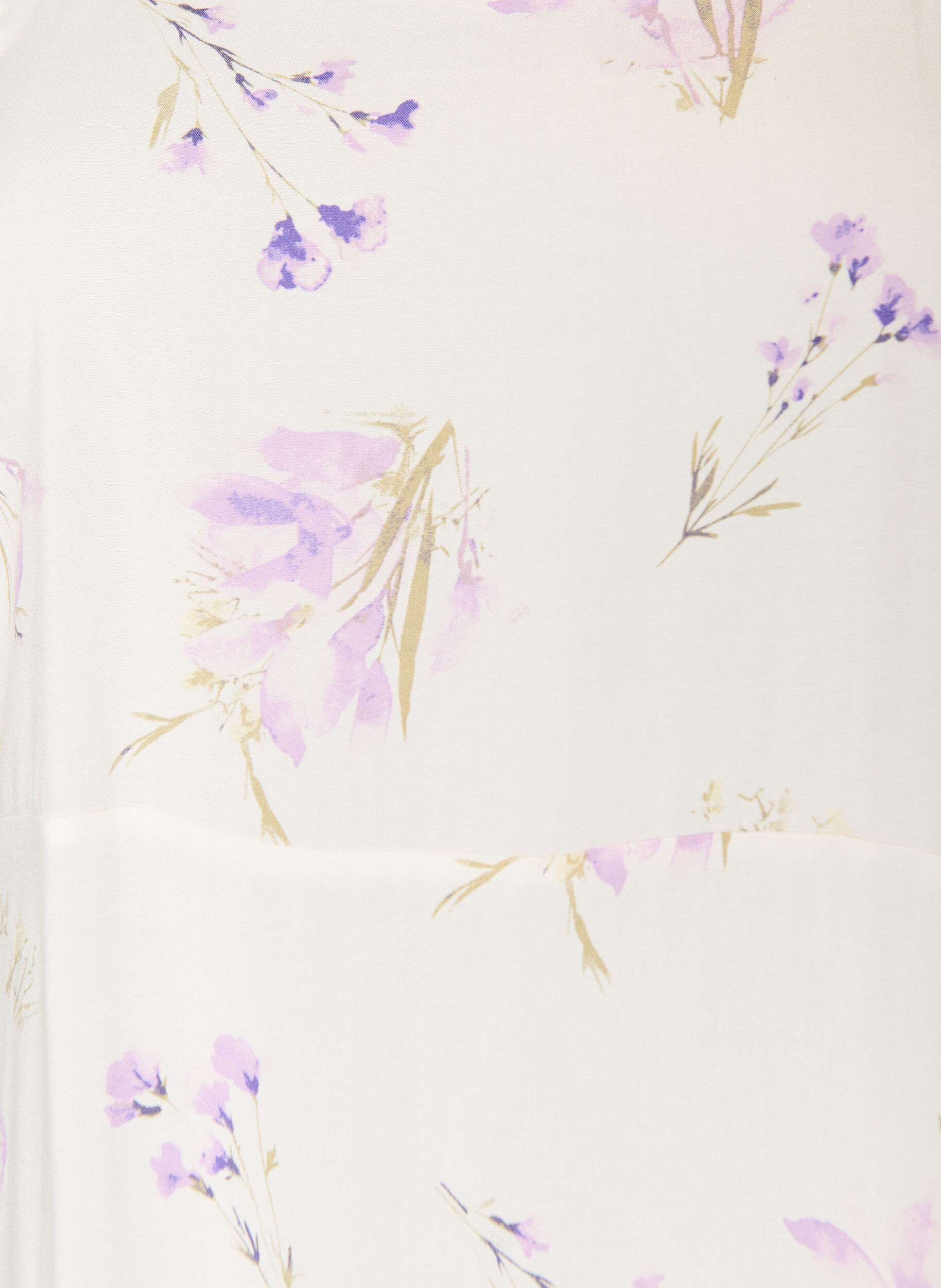 ZizziRobe d'&eacute;t&eacute; avec bretelles larges, Blanc, Packshot image number 2