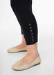 3/4 Leggings mit Kn&ouml;pfen, Schwarz, Model image number 3
