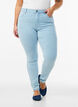 Jean Amy super slim taille haute, Bleu Clair, Model image number 2