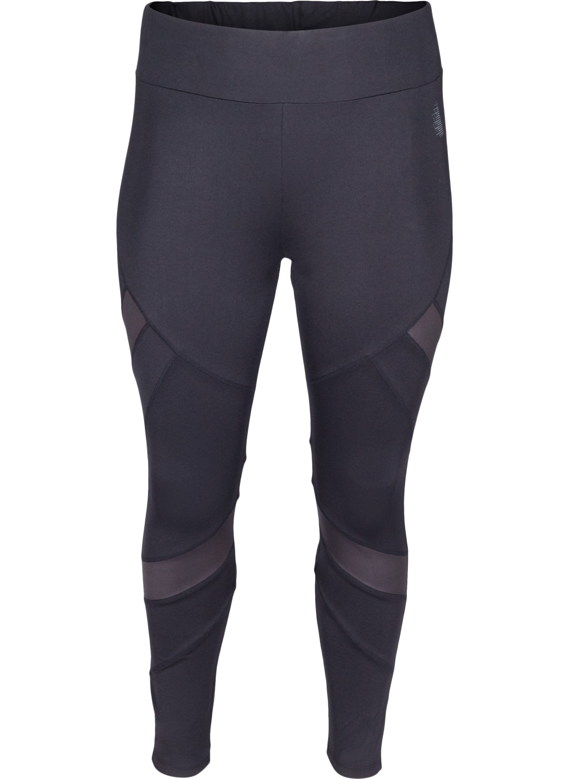 Zizzi Legging de sport court avec r&eacute;sille, Black, Packshot image number 0