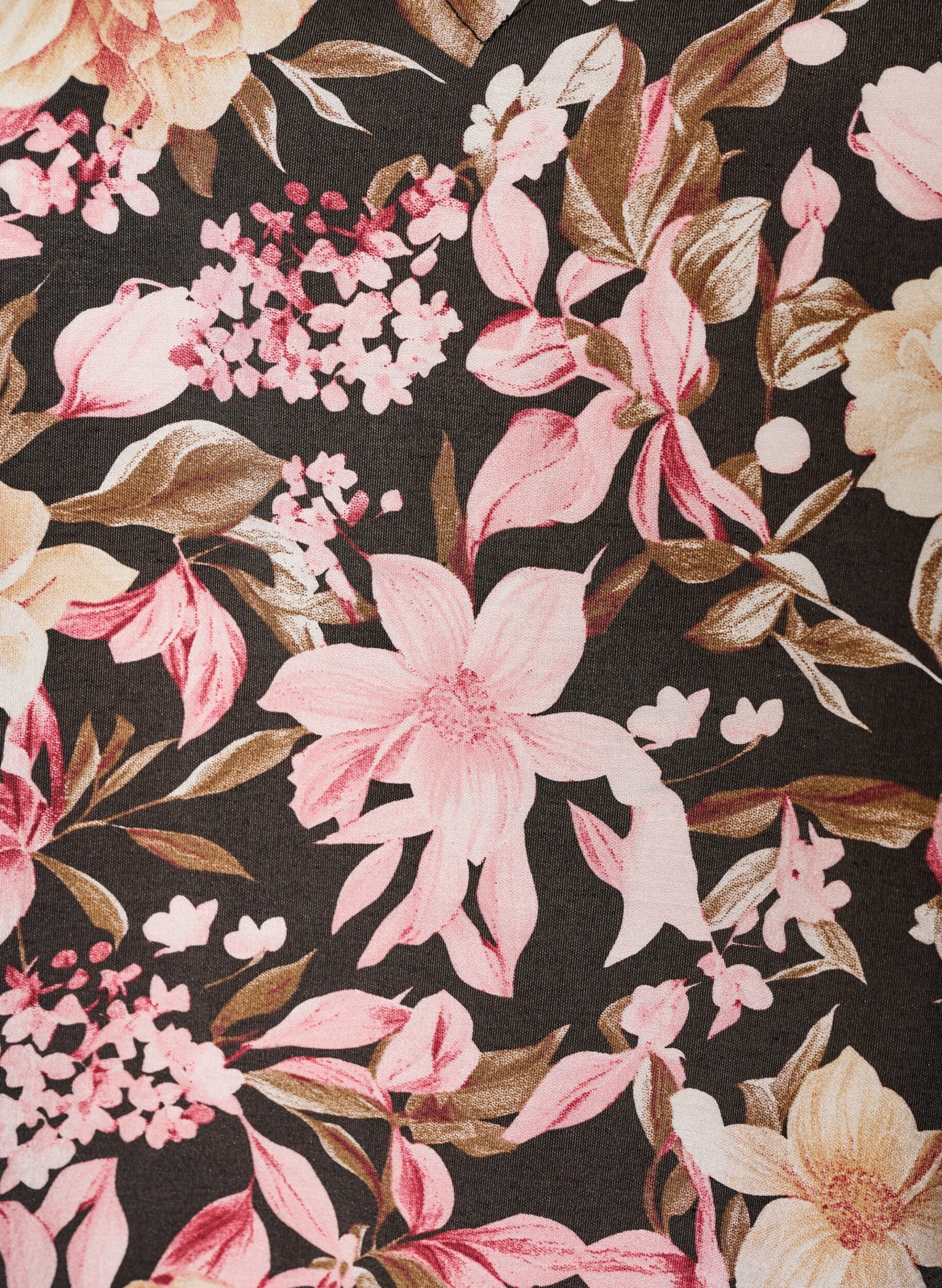 ZizziBlouse en viscose avec col en V, Rose, Packshot image number 2