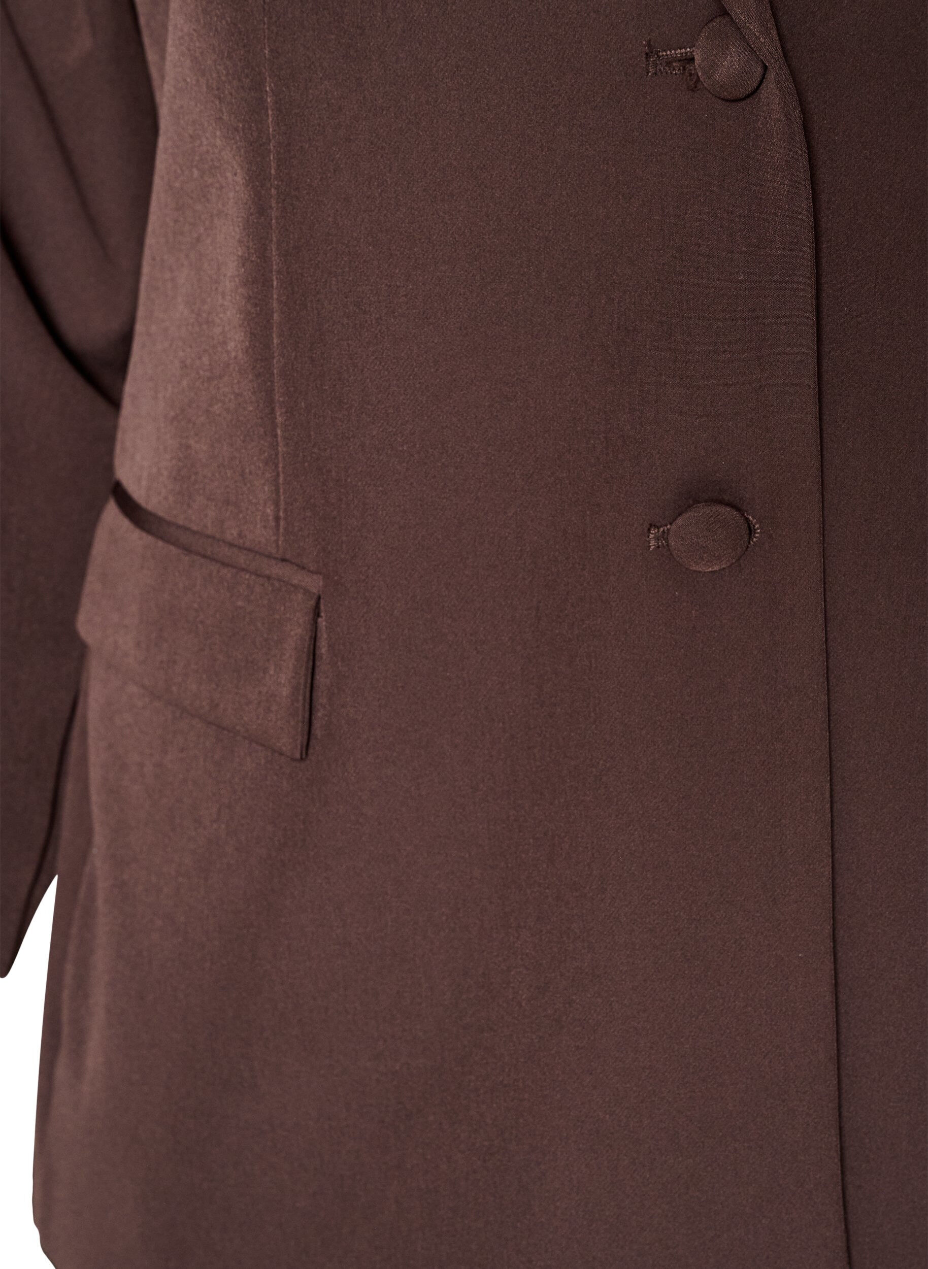 ZizziBlazer classique avec fermeture boutonn&eacute;e, Marron, Packshot image number 2