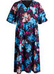 Robe midi à imprimé floral et taille empire, Noir, Packshot image number 0