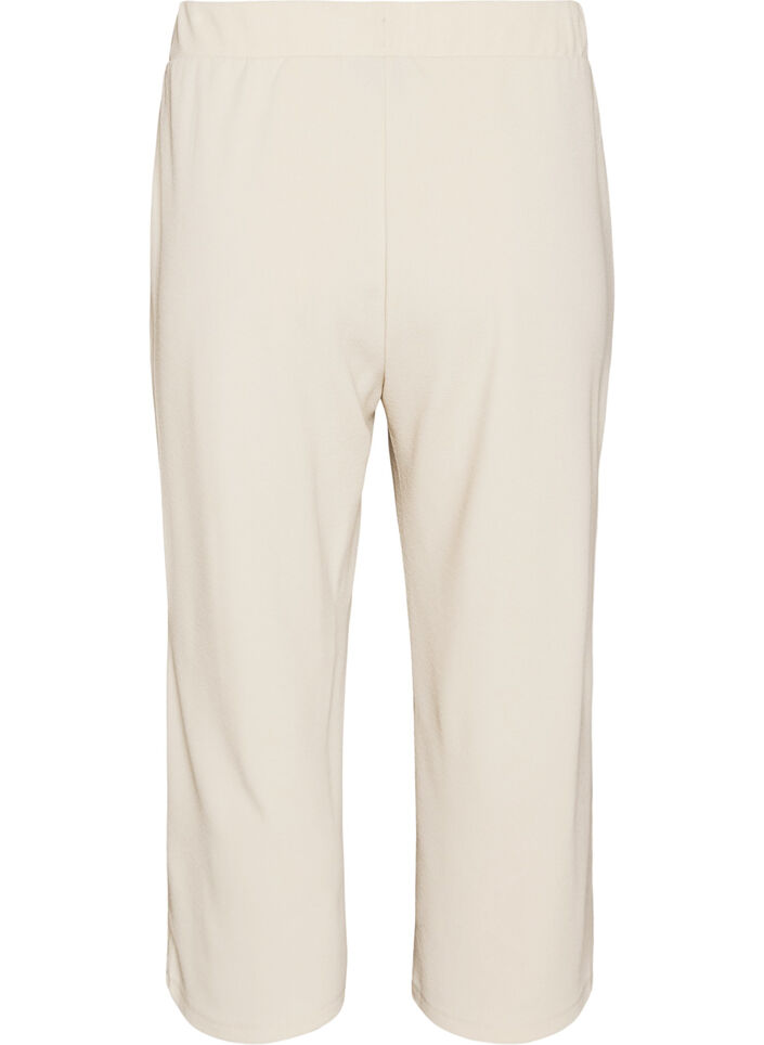 7/8 Hose mit lockerer Passform, Beige, Packshot image number 1