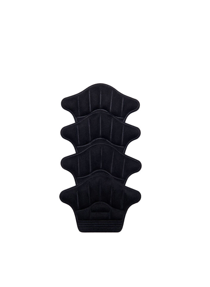 2-pack Ferseneinlagen, Schwarz, Packshot image number 1