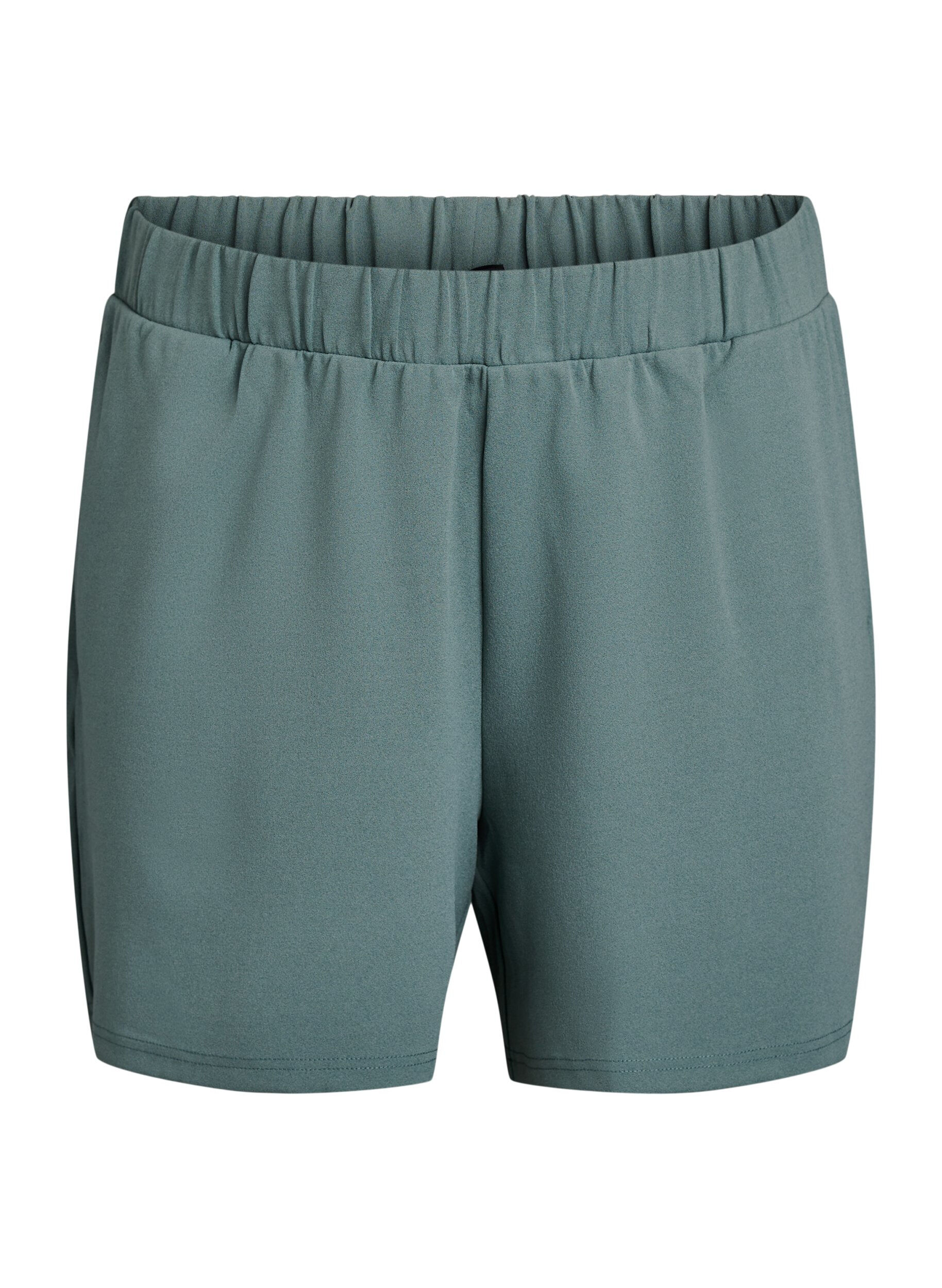 Zizzi FLASH - Shorts amples avec des poches, Vert fonc&eacute;, Packshot image number 0
