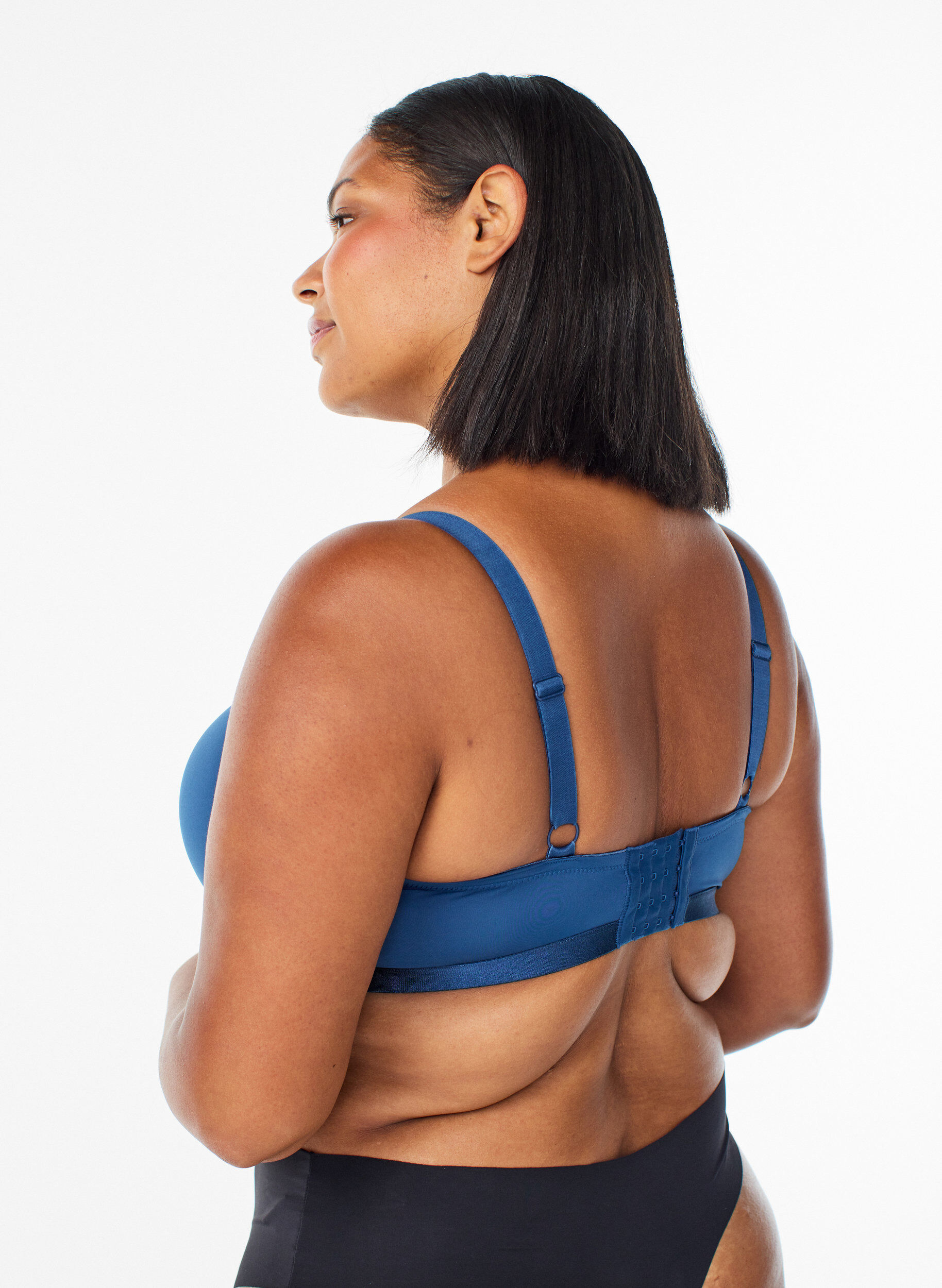 ZizziVorgeformter BH mit Mesh, Blau, Model image number 2