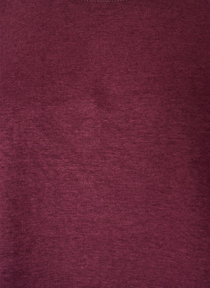 Sweat-shirt &agrave; col ras du cou, Bordeaux, Packshot image number 2