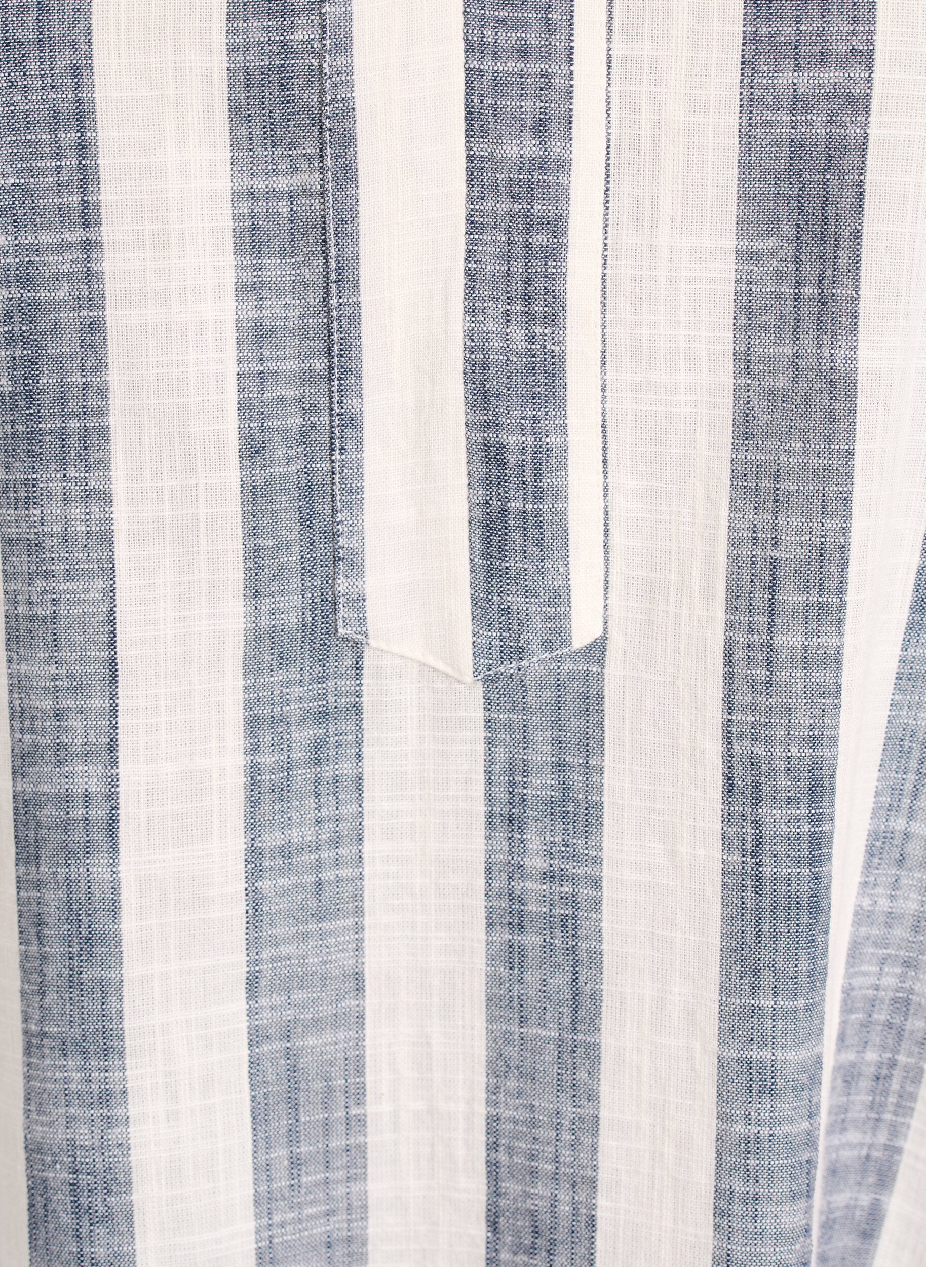 ZizziTunika aus Baumwolle mit V-Ausschnitt, Blau, Packshot image number 2