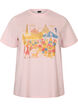 T-Shirt aus Bio-Baumwolle mit Frontprint, Rot, Packshot image number 0