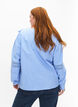 Bluse mit Ruffles und Lace Trim, Blau, Model image number 2