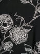 Kleid aus Viskose mit Schnittlinie, Schwarz, Packshot image number 2