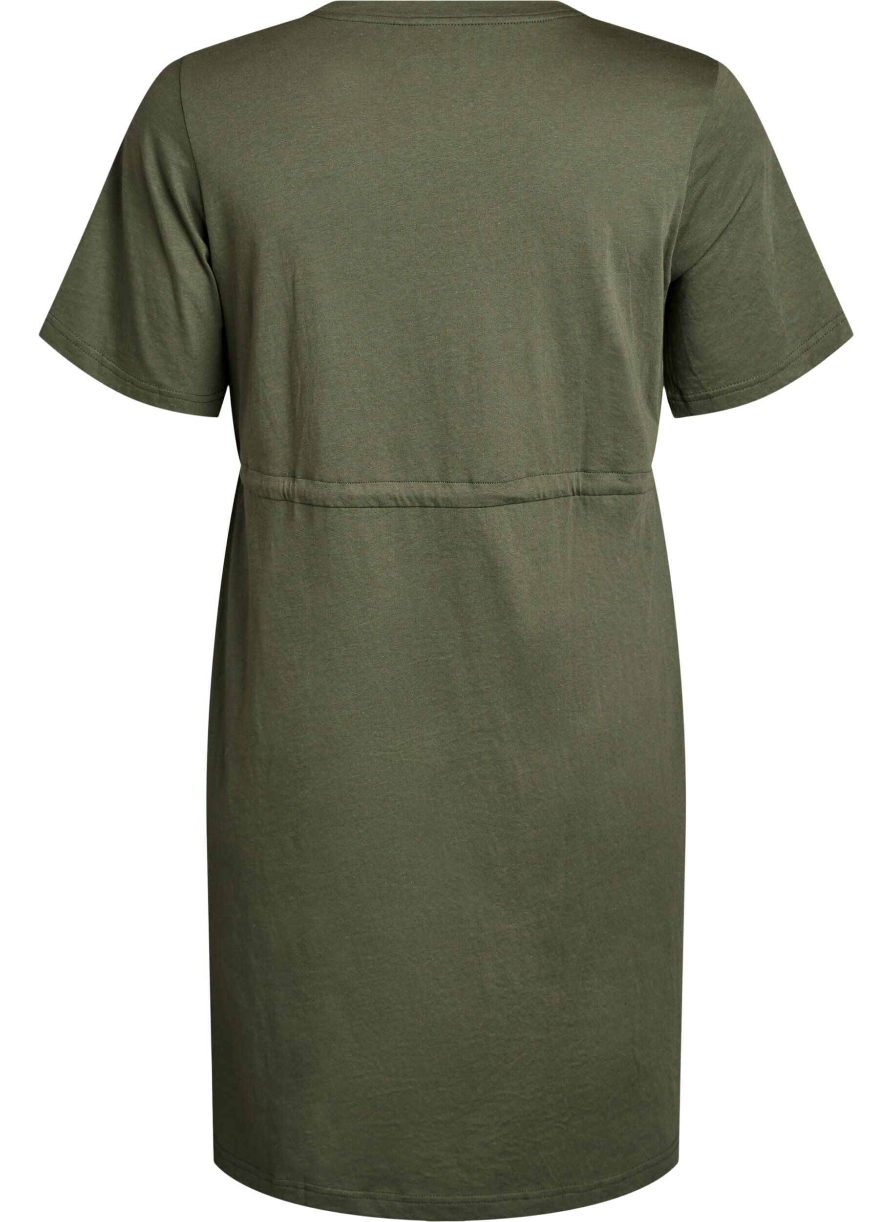 Zizzi FLASH - Robe t-shirt courte avec ceinture &agrave; nouer, Vert, Packshot image number 1