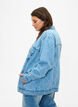 Denim-Jacke mit Destroyed-Muster, Blue denim, Model image number 1