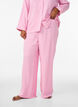Lockere Pyjamahose aus Seersucker mit hoher Taille, Pink, Model image number 2