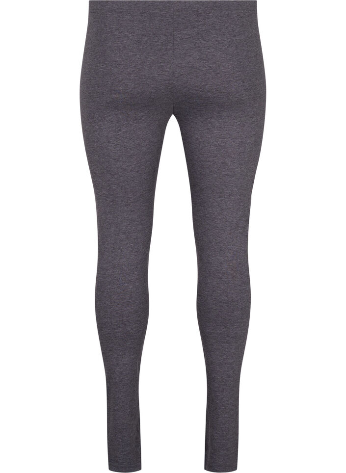 Leggings mélangé gris, Dark Grey Melange, Packshot image number 1