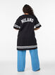 Sportliches T-Shirtkleid aus Baumwolle, Schwarz, Model image number 2