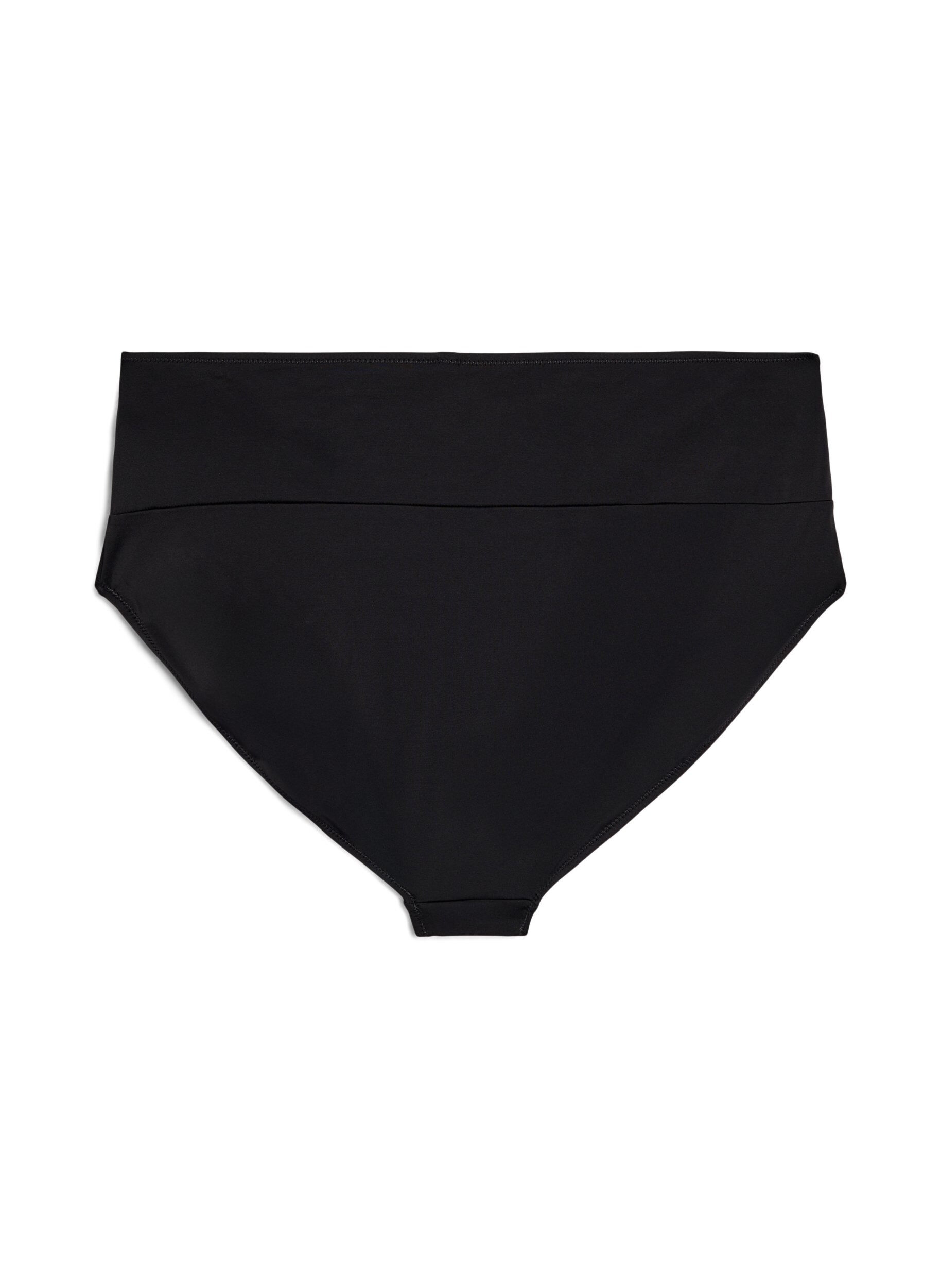 Zizzi Bikini-Slip mit Wickeldetail, Schwarz, Packshot image number 1