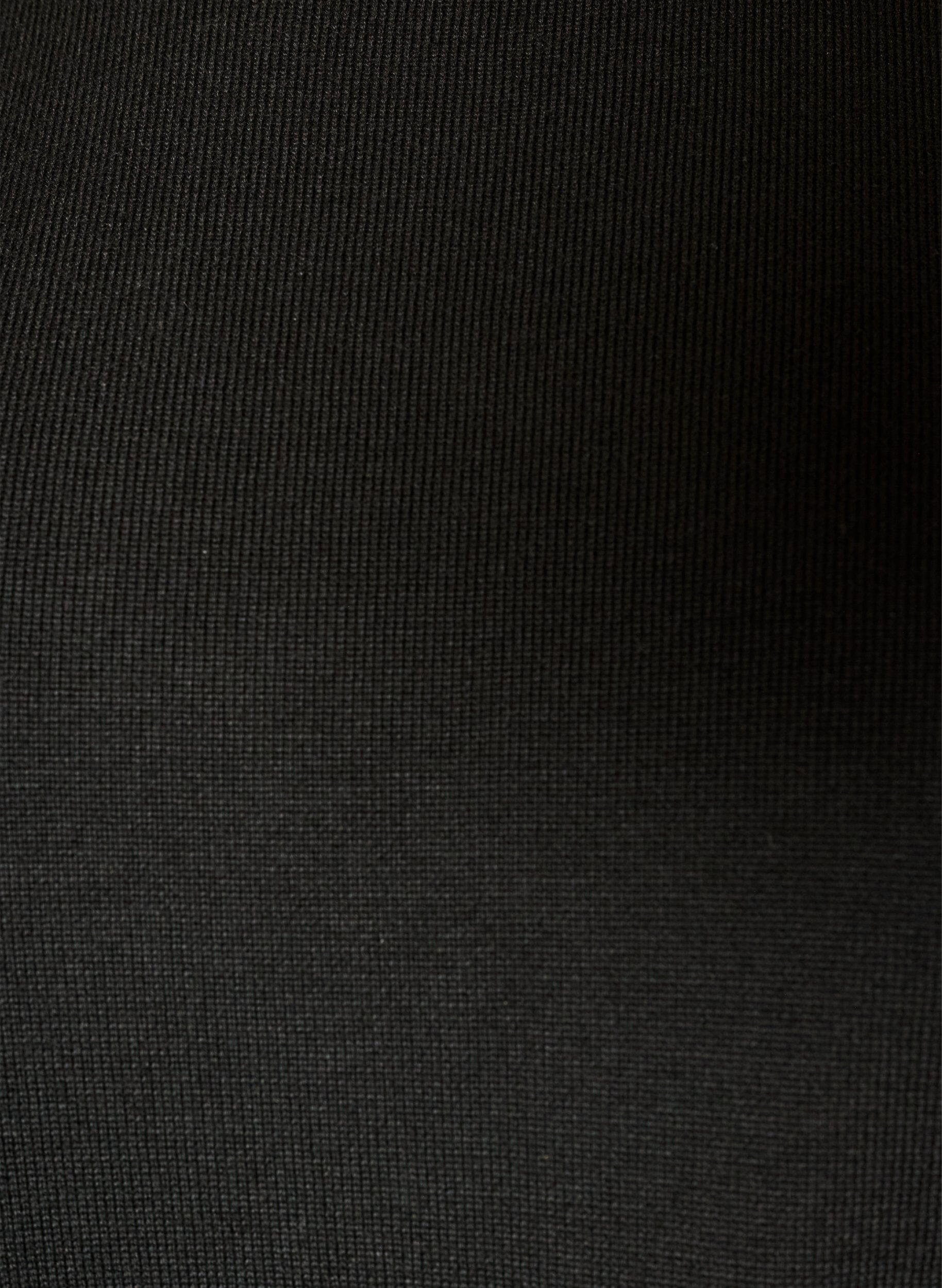 ZizziRobe courte en maille avec ourlet en dentelle, Noir, Packshot image number 2