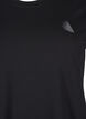 Schmal geschnittenes Trainings-T-Shirt mit Rundhalsausschnitt, Black, Packshot image number 2