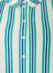 Gestreifte Bluse aus Viskose mit kurzen &Auml;rmeln, Vanille, Packshot image number 2
