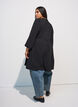 Robe coupe &eacute;vas&eacute;e avec une taille empire, Noir, Model image number 2