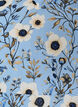 Kurzes Kleid mit Blumendruck, Blau, Packshot image number 2