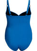 Wattierter Badeanzug mit Drapierung, Blau, Packshot image number 1