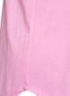 Chemise de nuit &agrave; manches courtes avec imprim&eacute; de texte, Rose, Packshot image number 3