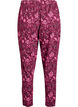 Cotton Pyjamas Hose mit Druck, Dunkles Bordeaux, Packshot image number 1