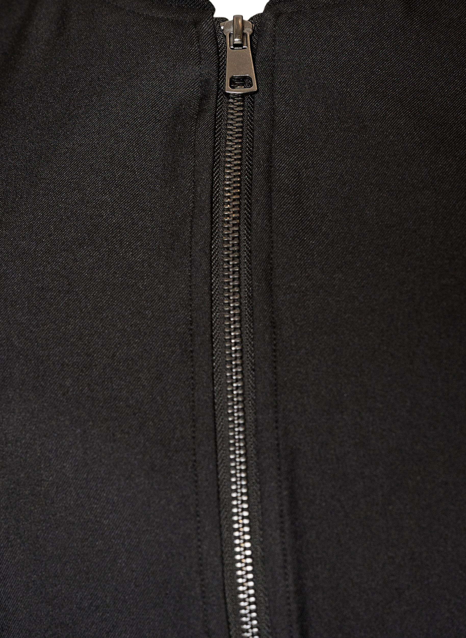 ZizziLeichte Jacke mit Ballon-Silhouette, Schwarz, Packshot image number 2