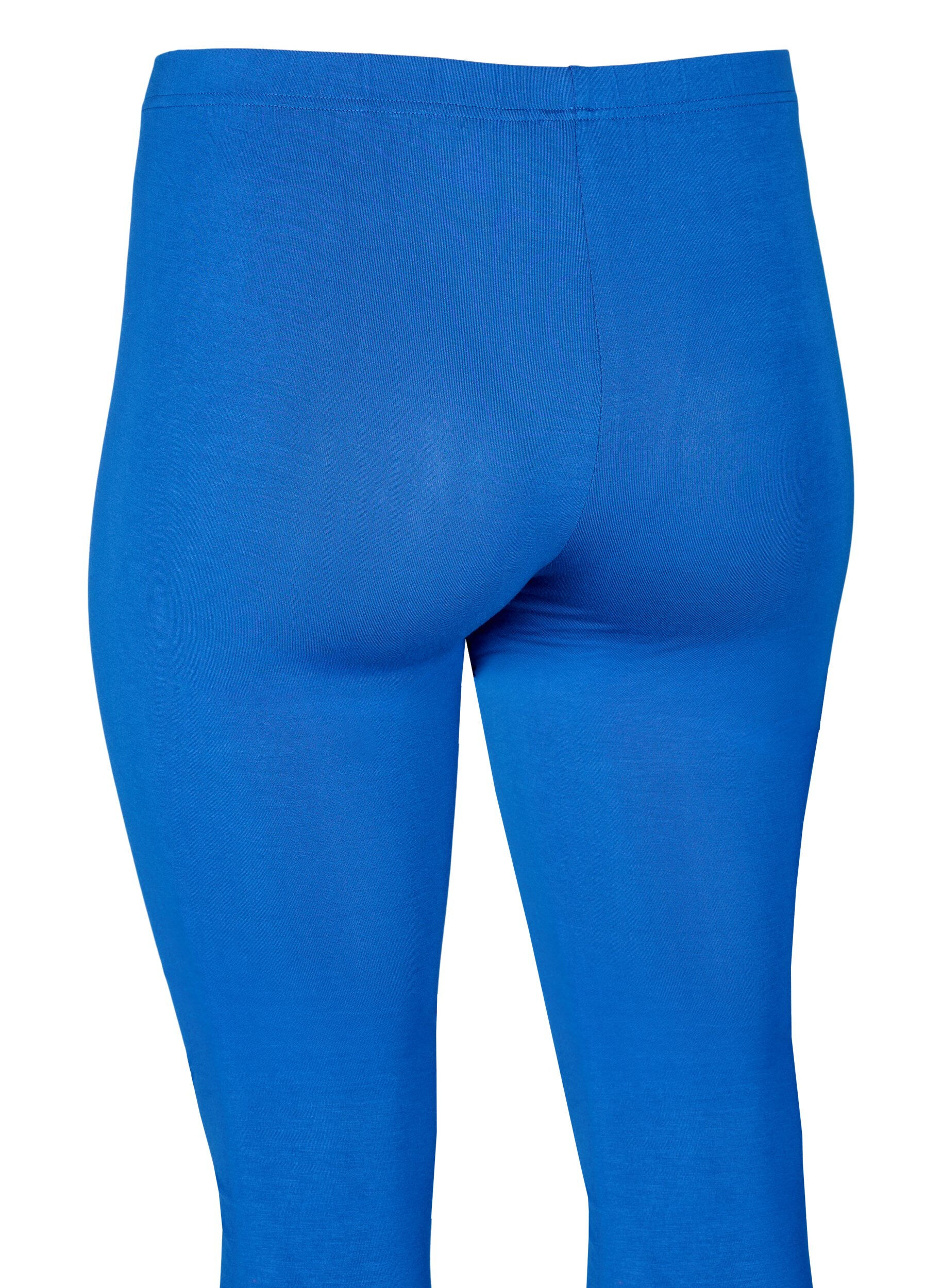 Zizzi Leggings basiques en viscose, Bleu, Packshot image number 3