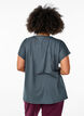 T-shirt de sport couleur unie, Vert fonc&eacute;, Model image number 2