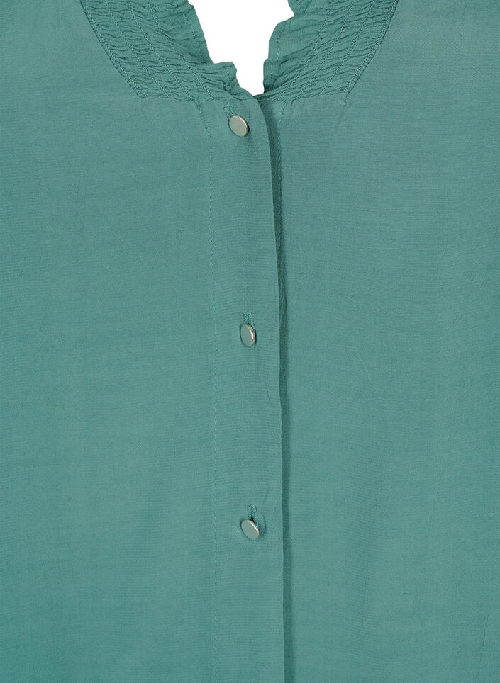 Langärmlige Bluse aus Viskose, Sea Pine, Packshot image number 2