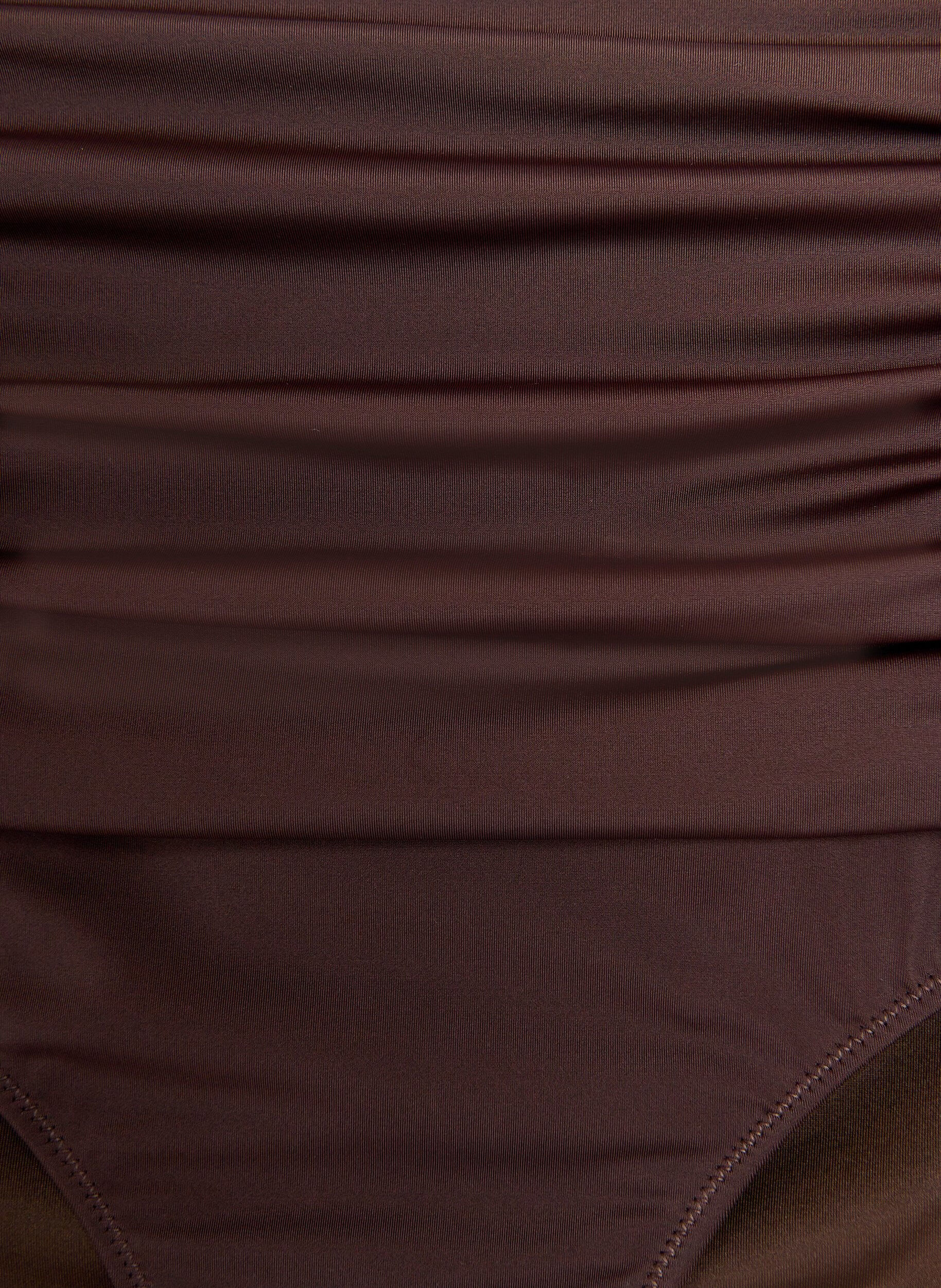 Zizzi Bikini-Unterteil mit hoher Taille, Braun, Packshot image number 2