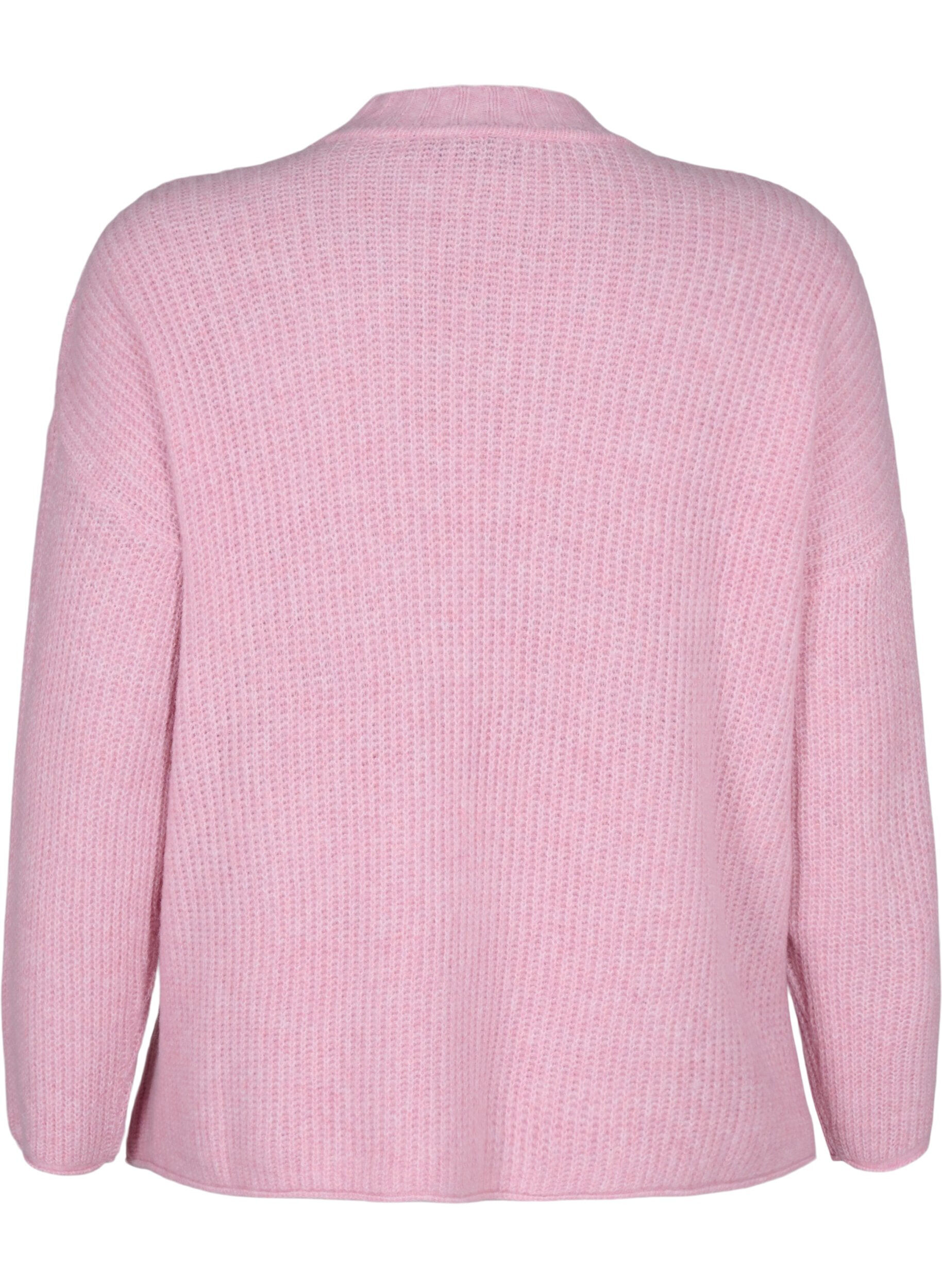 Zizzi Pullover mit Streifenmuster und langen &Auml;rmeln, Corsage Mel., Packshot image number 1