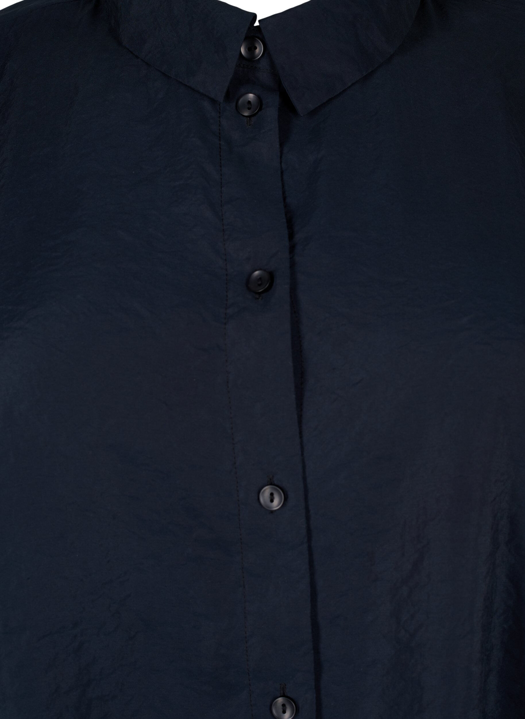 Zizzi Chemise &agrave; manches longues en Modal TENCEL&trade;, Black, Packshot image number 2