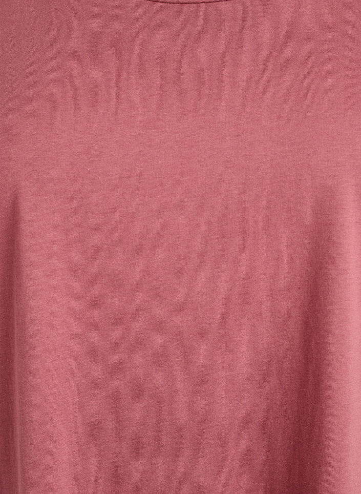 T-Shirt aus Baumwollmischung mit kurzen &Auml;rmeln, Rot, Packshot image number 2