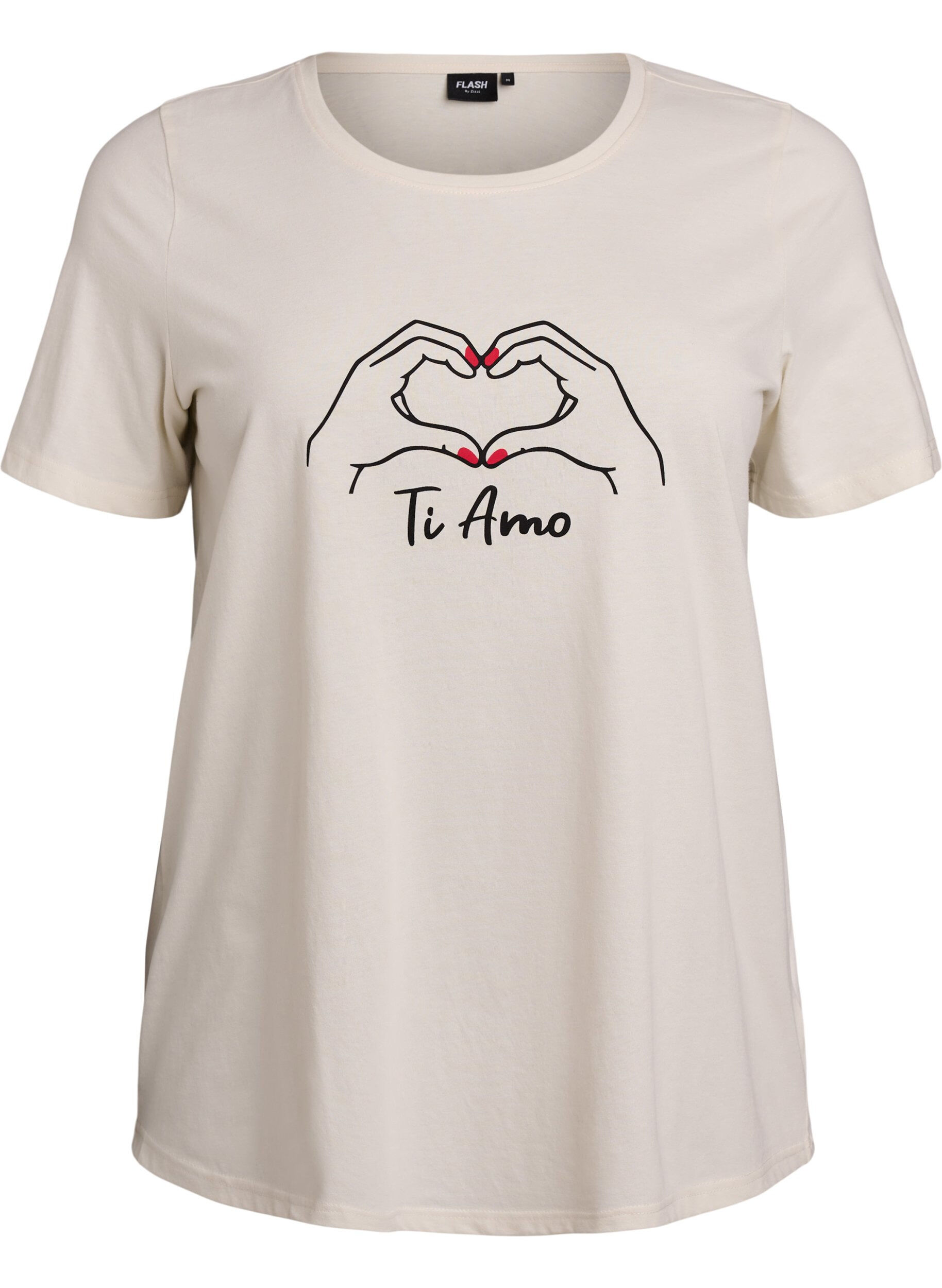 ZizziT-Shirt mit Print, Wei&szlig;, Packshot image number 0