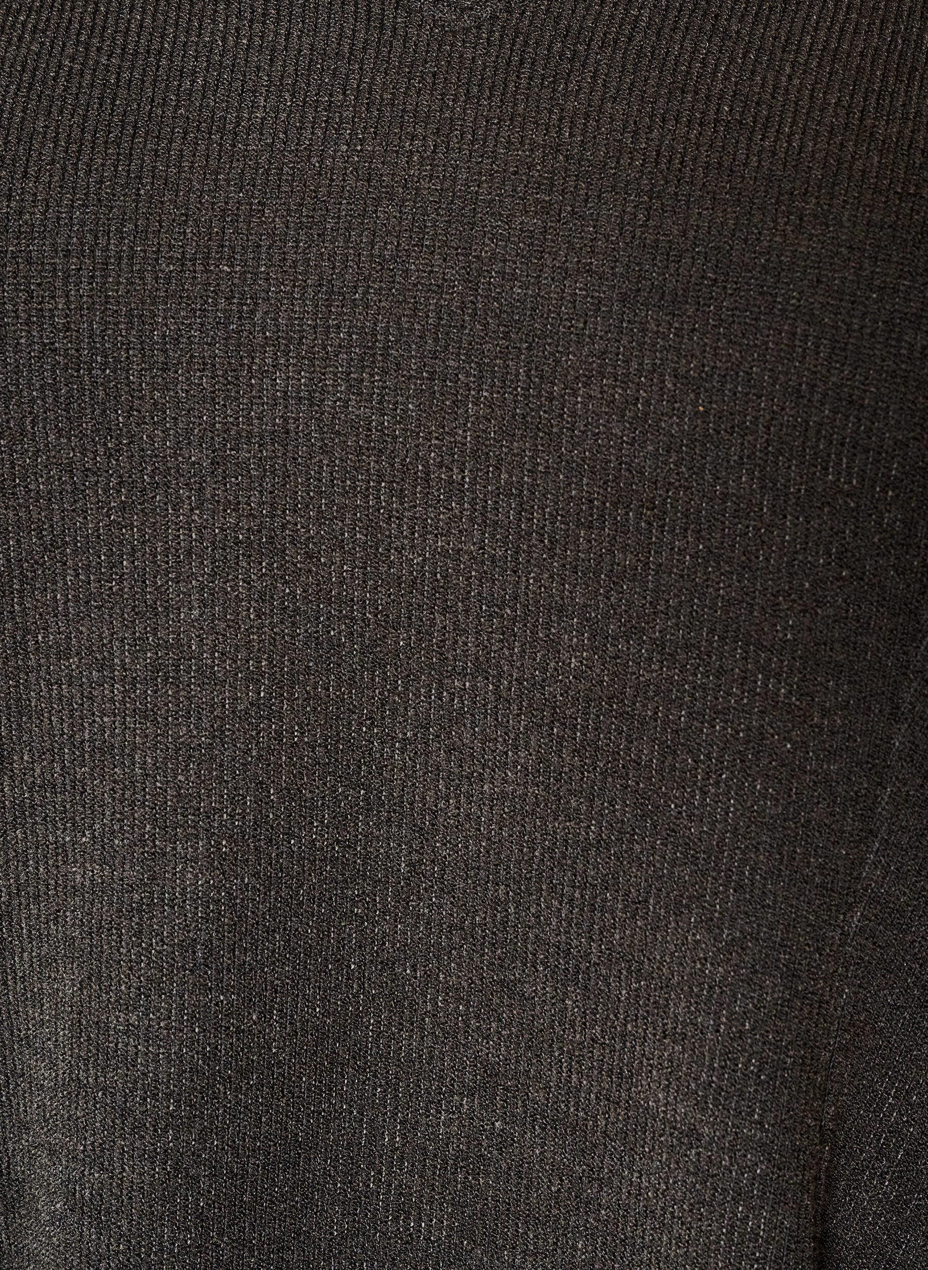 ZizziBlouse en jersey c&ocirc;tel&eacute; &agrave; coupe &eacute;vas&eacute;e, Noir, Packshot image number 2