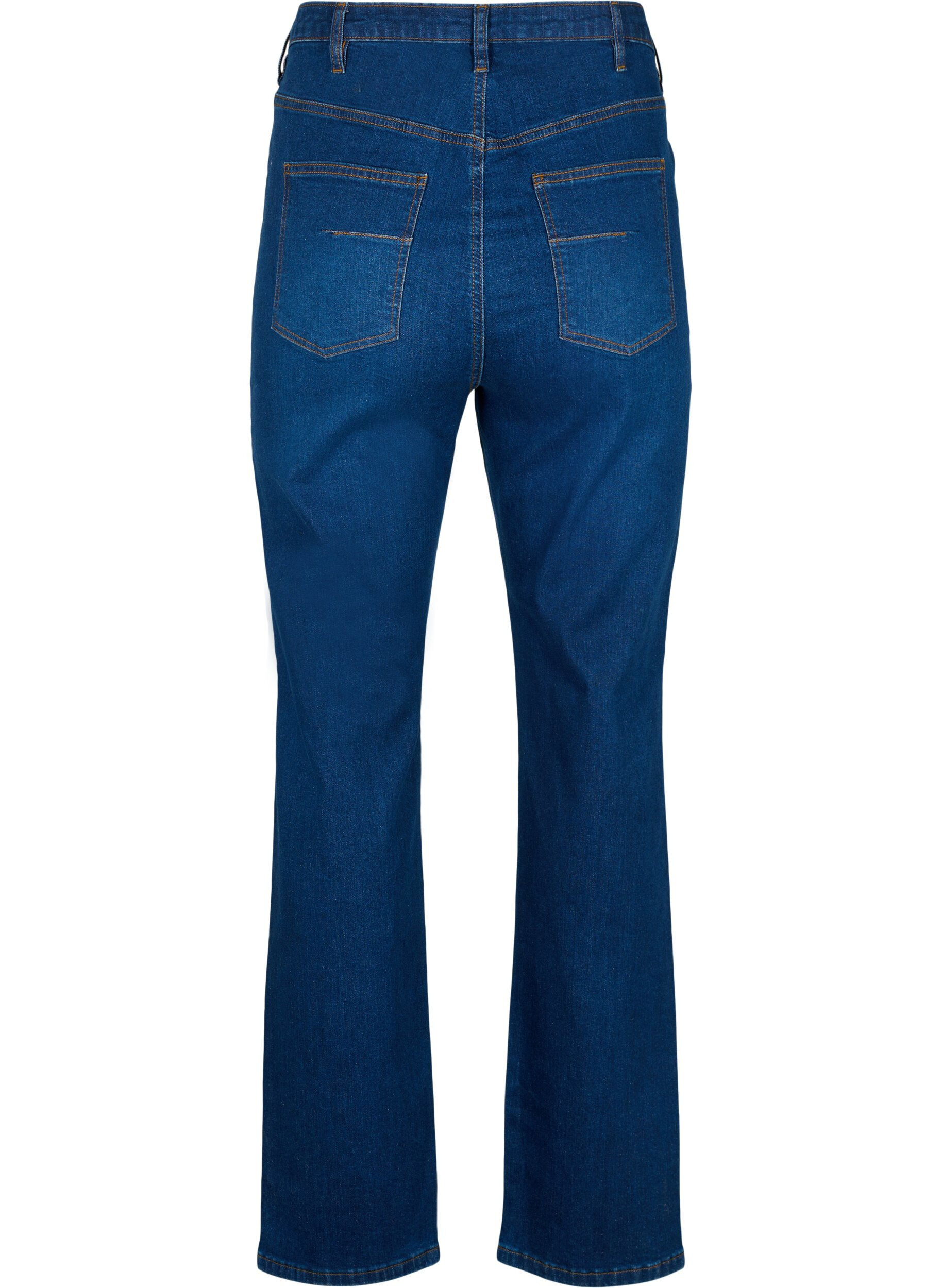 Zizzi Jean Megan taille extra haute avec coupe normale, Dark blue, Packshot image number 1