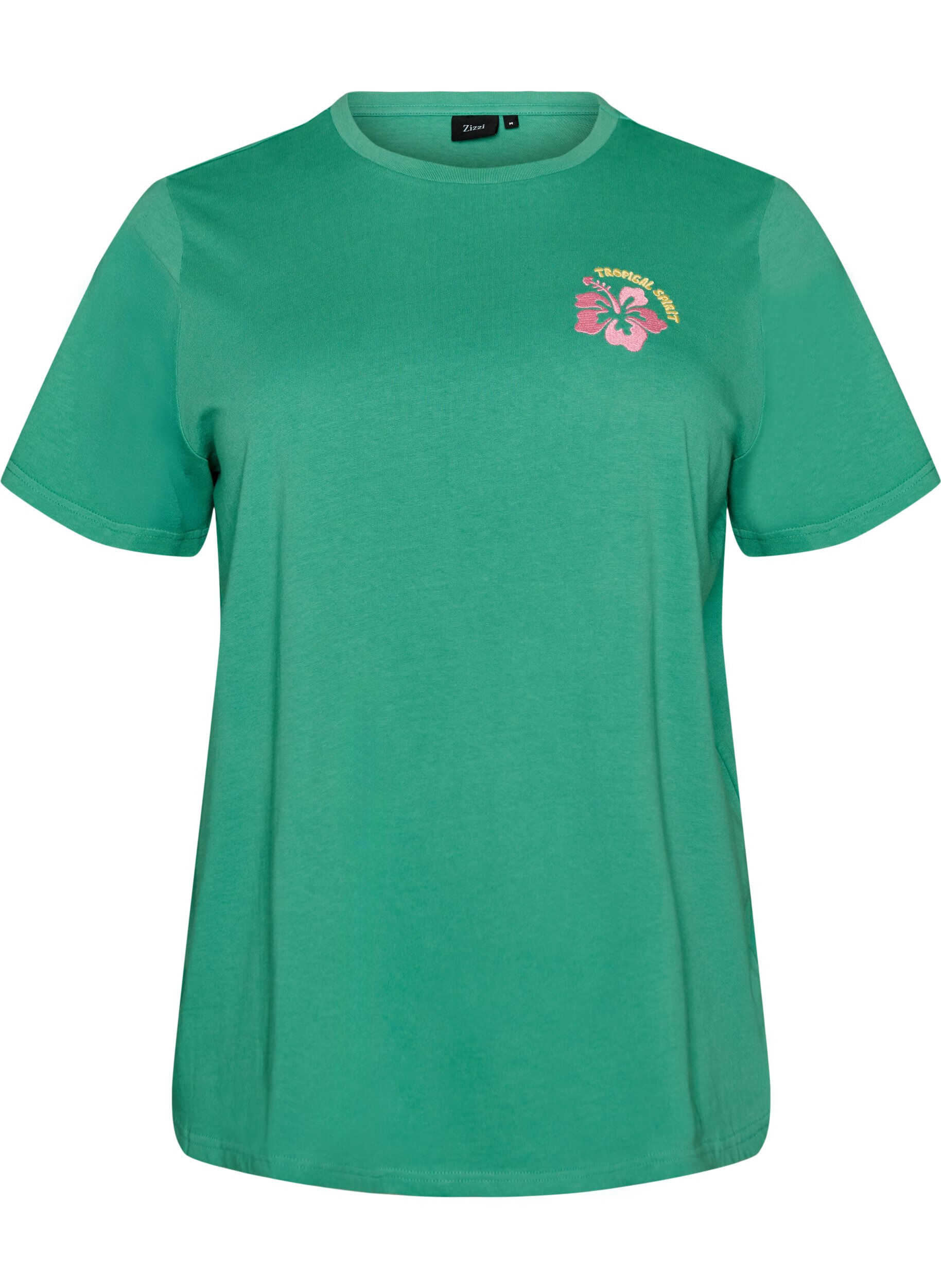 T-shirt en coton biologique avec impression au dos