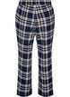 Karierte Pyjamahose aus Baumwolle, Blau, Packshot image number 1