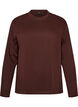 Basic T-Shirt mit langen &Auml;rmeln, Braun, Packshot image number 0