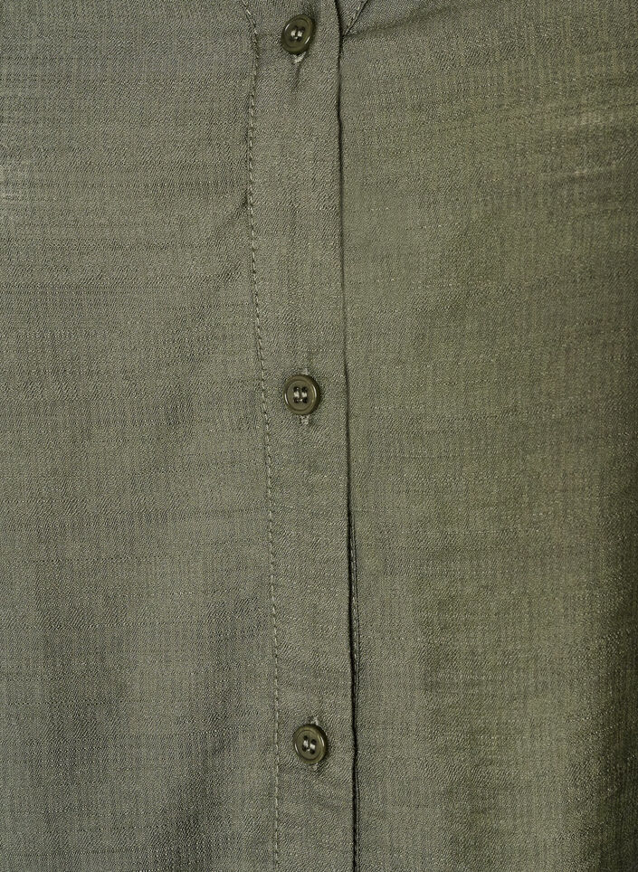 Bluse aus Viskose mit bestickten &Auml;rmeln, Gr&uuml;n, Packshot image number 2
