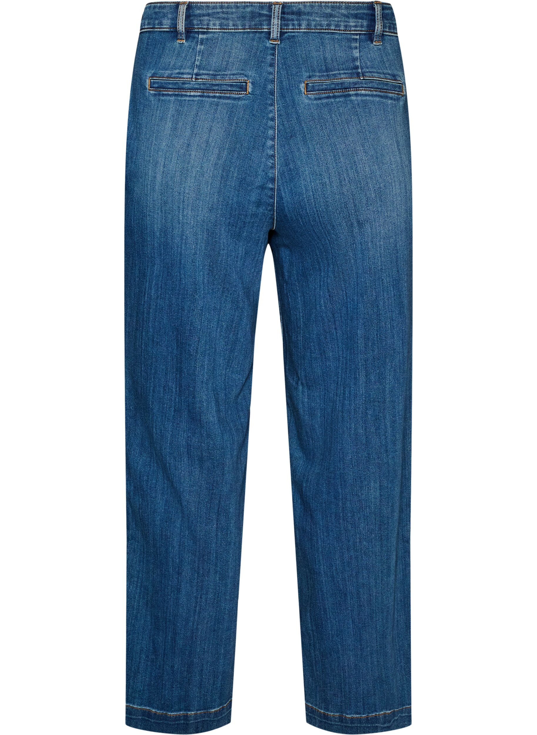 ZizziJean Myra coupe large taille haute, Bleu, Packshot image number 1