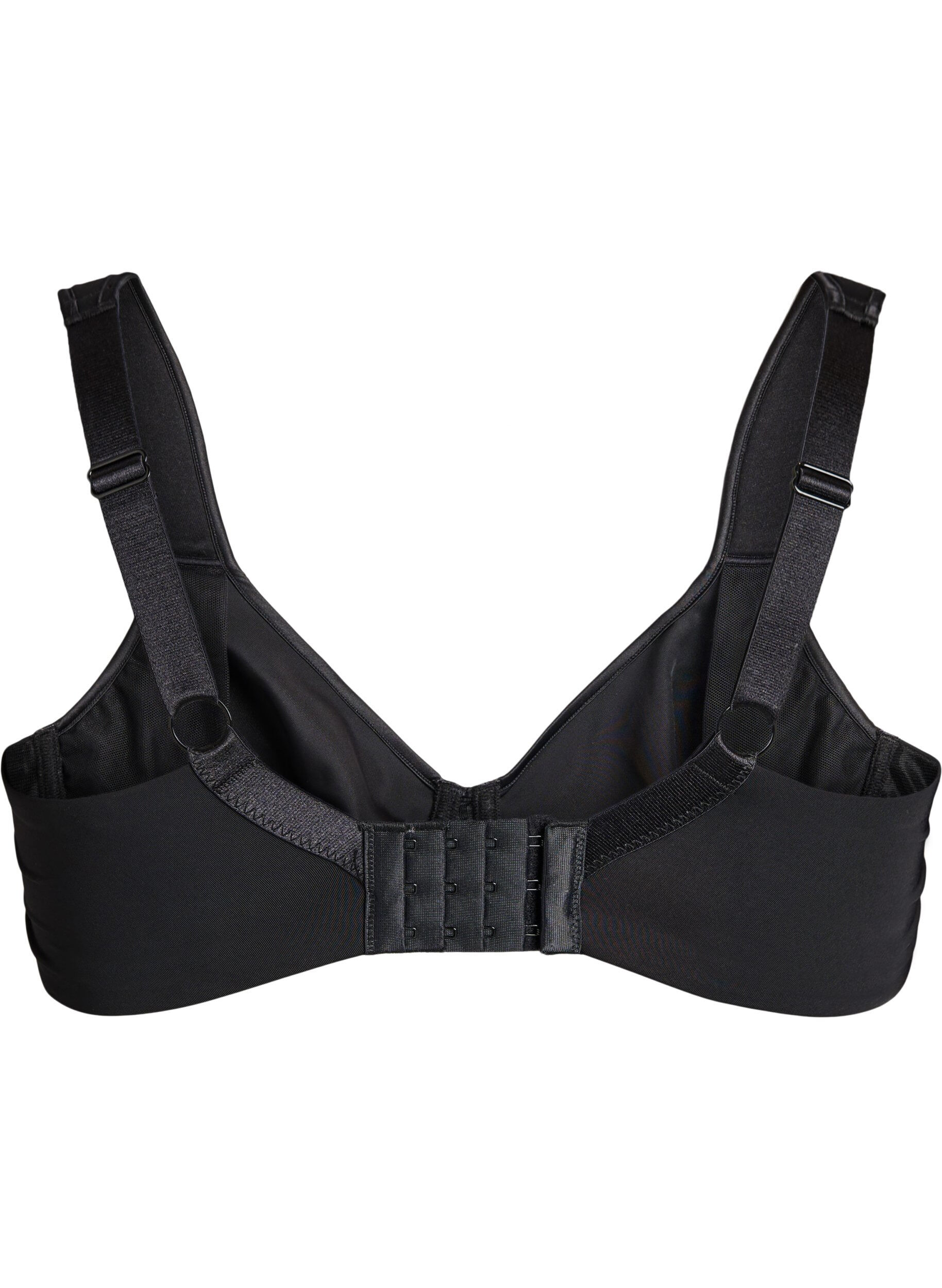 ZizziSoutien-gorge minimiseur avec bretelles rembourr&eacute;es, Noir, Packshot image number 1