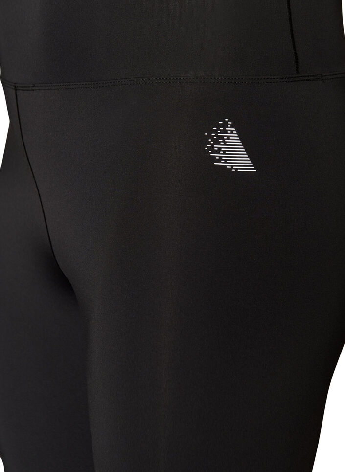 Legging d'entra&icirc;nement taille haute avec poche dans la ceinture, Noir, Packshot image number 2