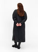 Langes, &uuml;bergro&szlig;es Strickkleid mit Schlitz, Grau, Model image number 1