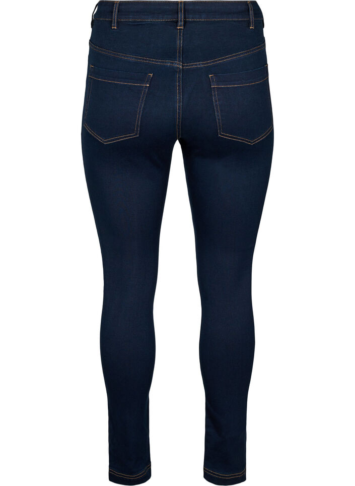 Jean Amy super slim &agrave; taille haute, Unwashed, Packshot image number 1